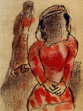  daughter - Tamar DaughterinLaw of Judah from The Bible contemporary Marc Chagall